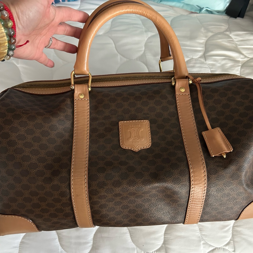 Celine macadam vintage Boston bag